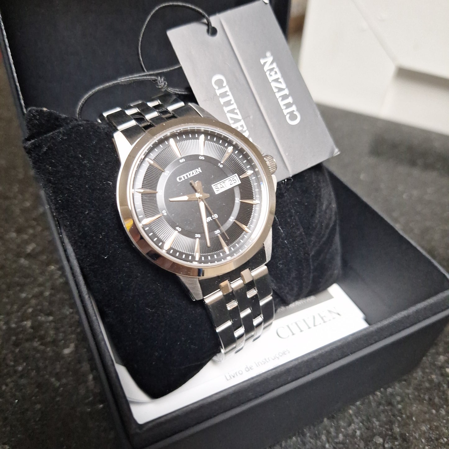 Citizen Men's Watch Analogue Quartz Stainless Steel Strap,