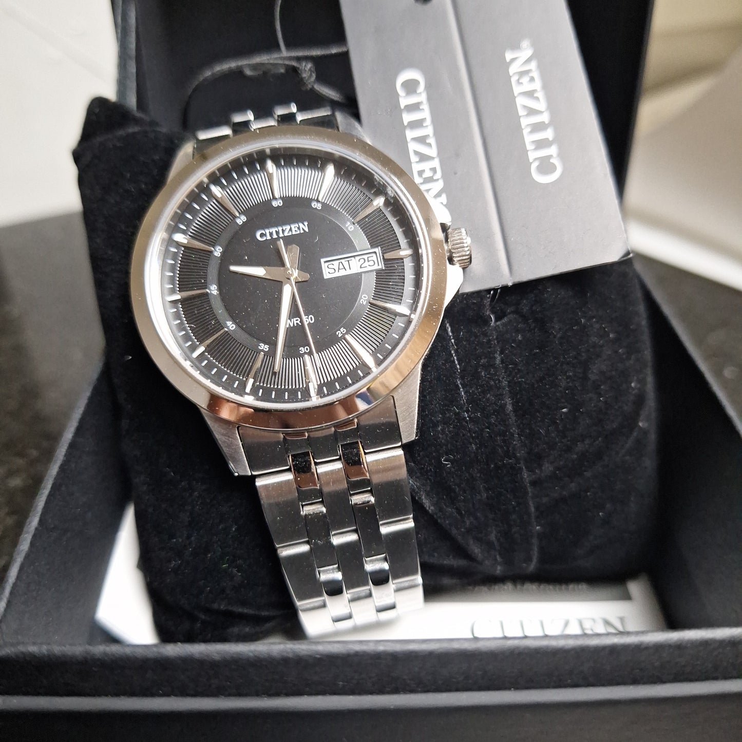 Citizen Men's Watch Analogue Quartz Stainless Steel Strap,