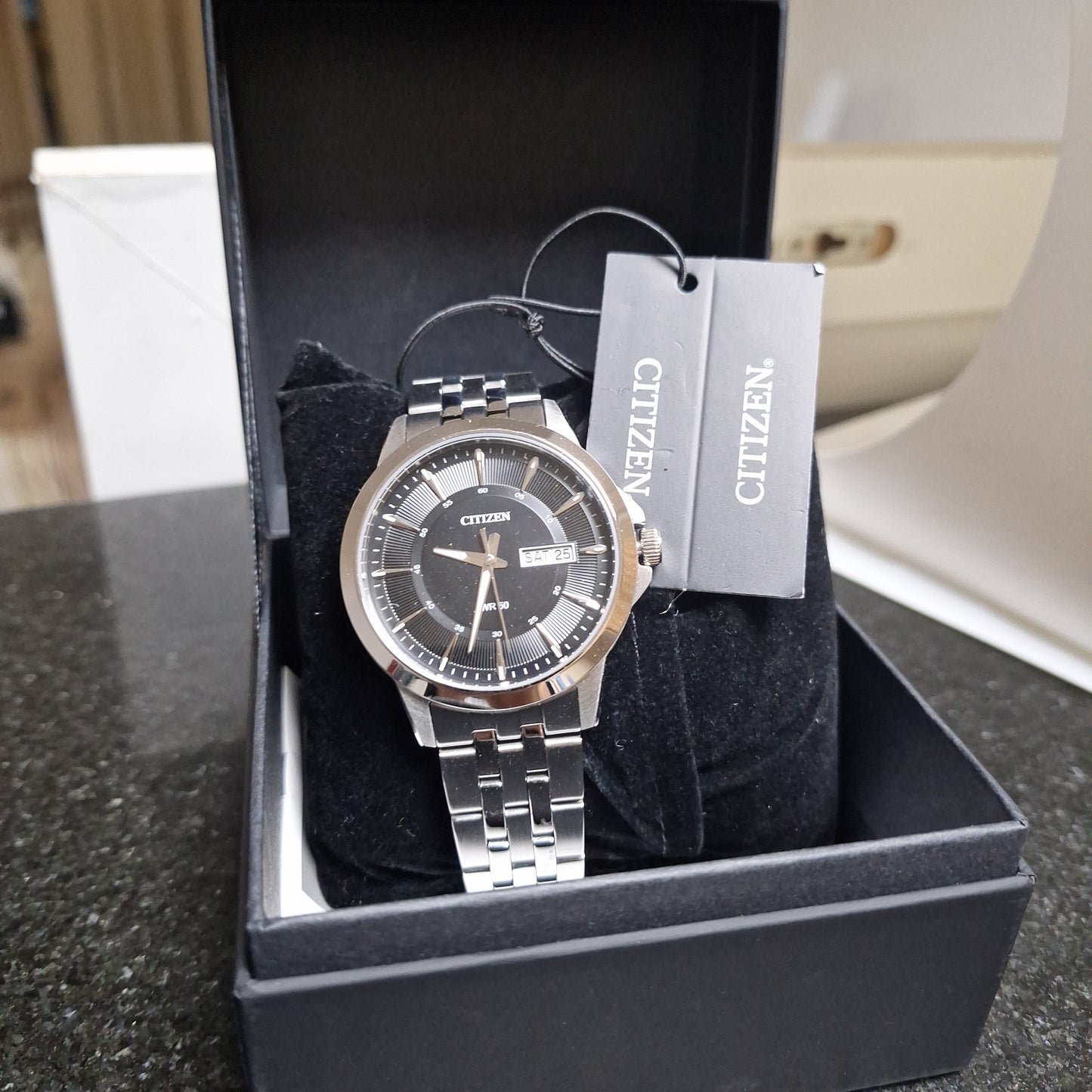 Citizen Men's Watch Analogue Quartz Stainless Steel Strap,