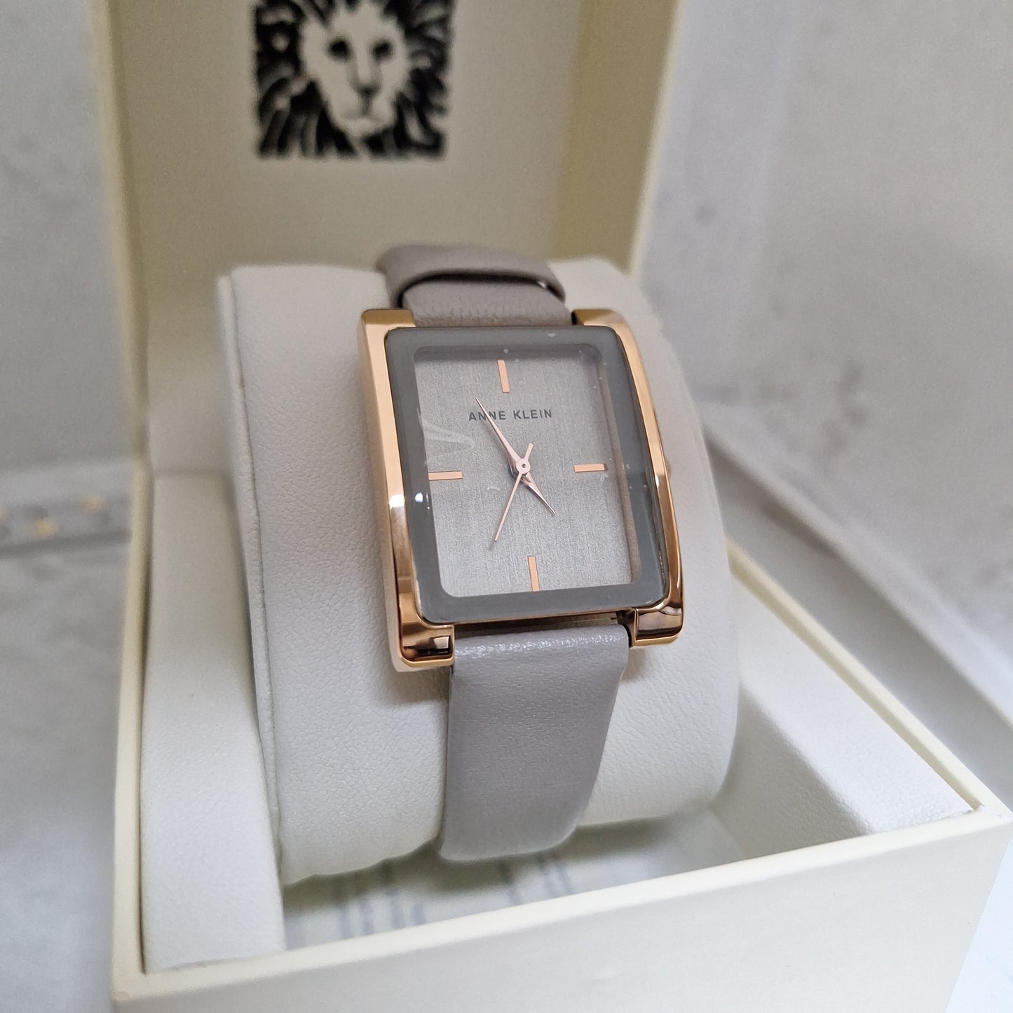 Anne Klein Leather Strap Women's Watch