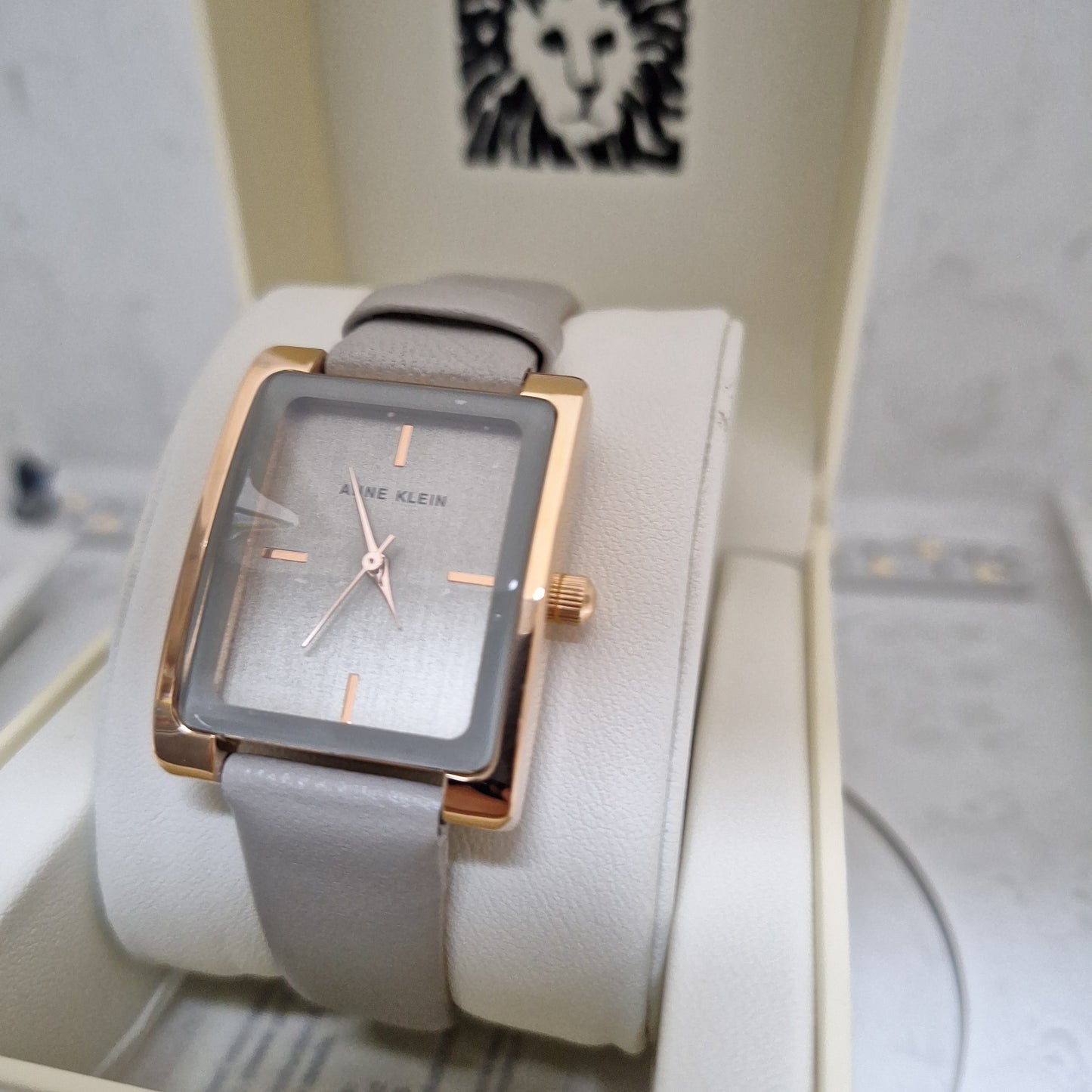 Anne Klein Leather Strap Women's Watch