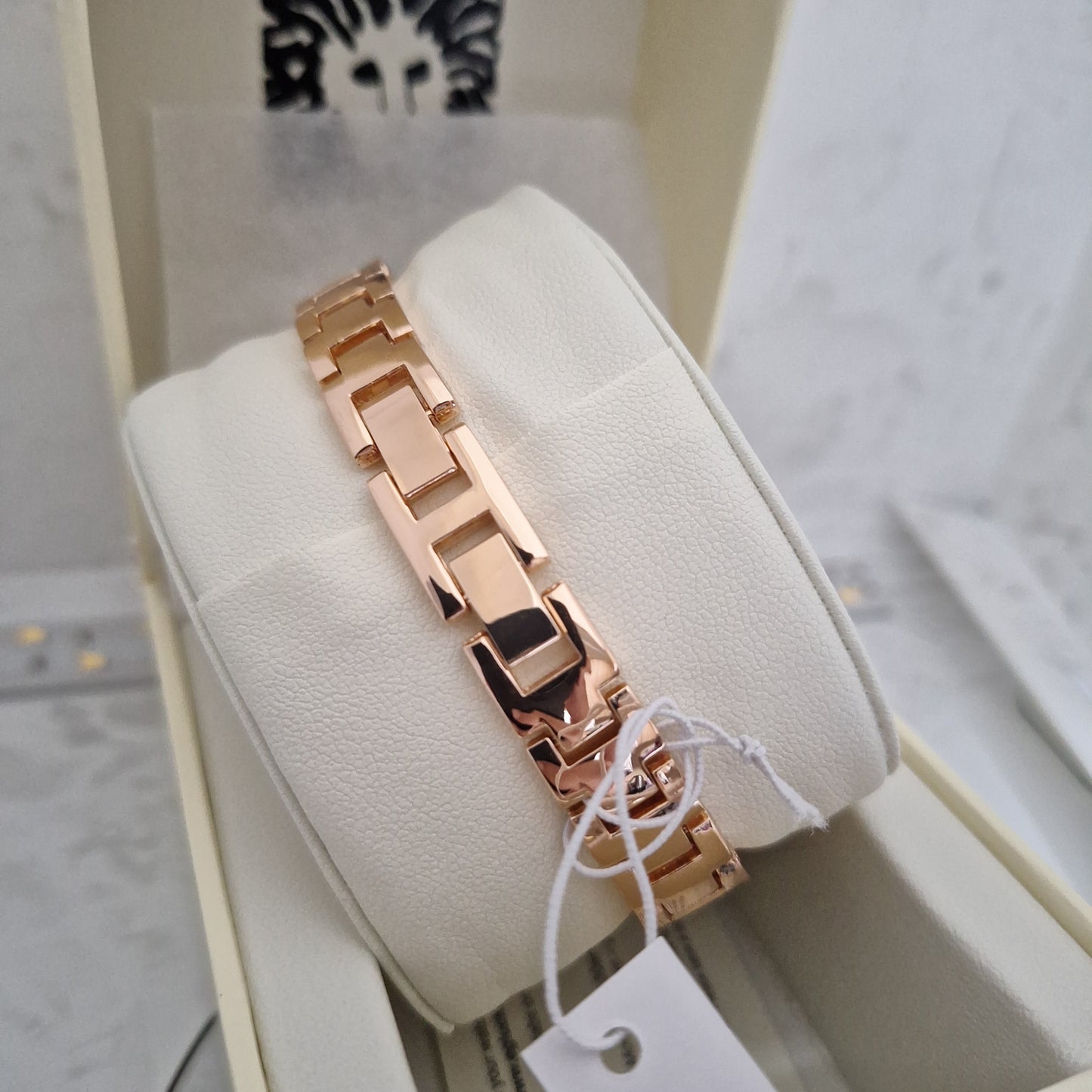 Anne klein 3956 glitter accented dial bangle women's watch