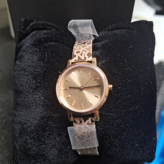 DKNY Women's Watch , Rose Gold-Tone Stainless Steel l NY2884