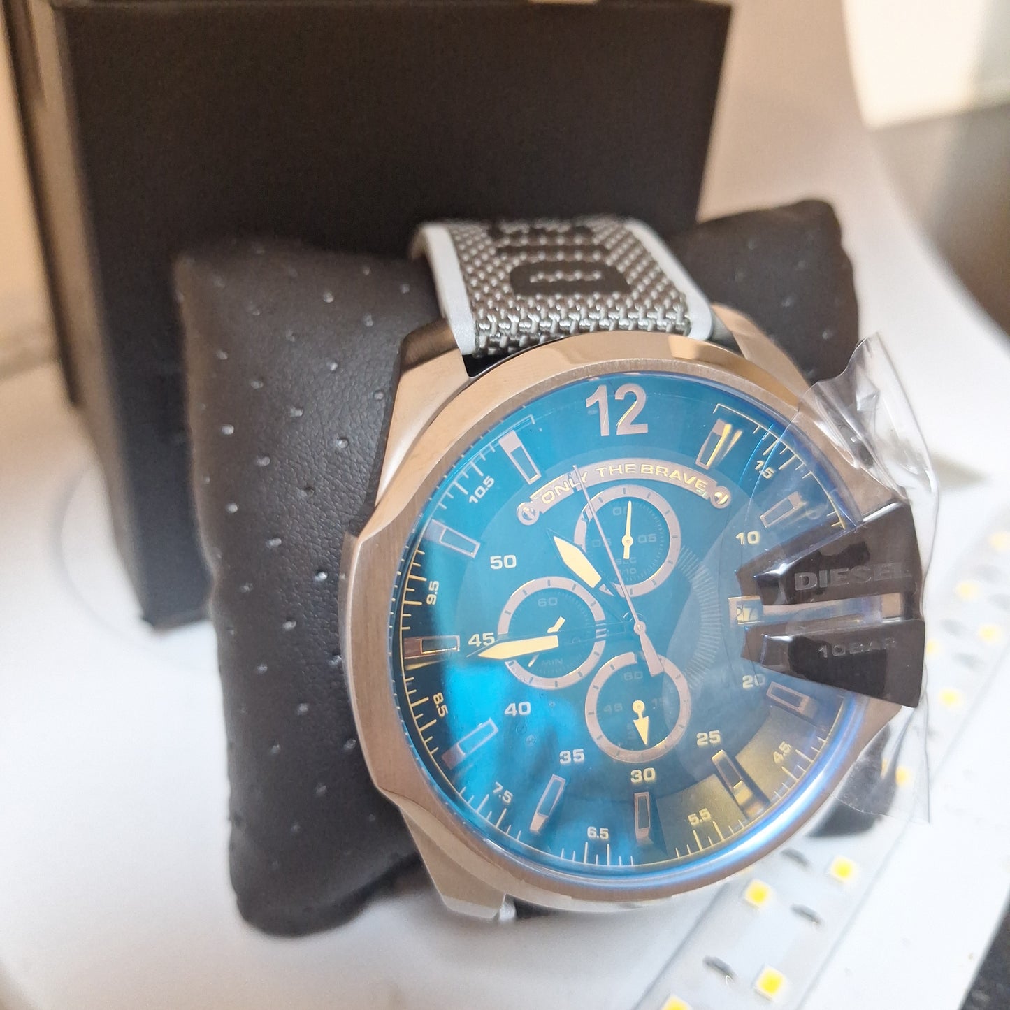 Diesel Men's Mega Chief Chronograph, Stainless Steel Watch,