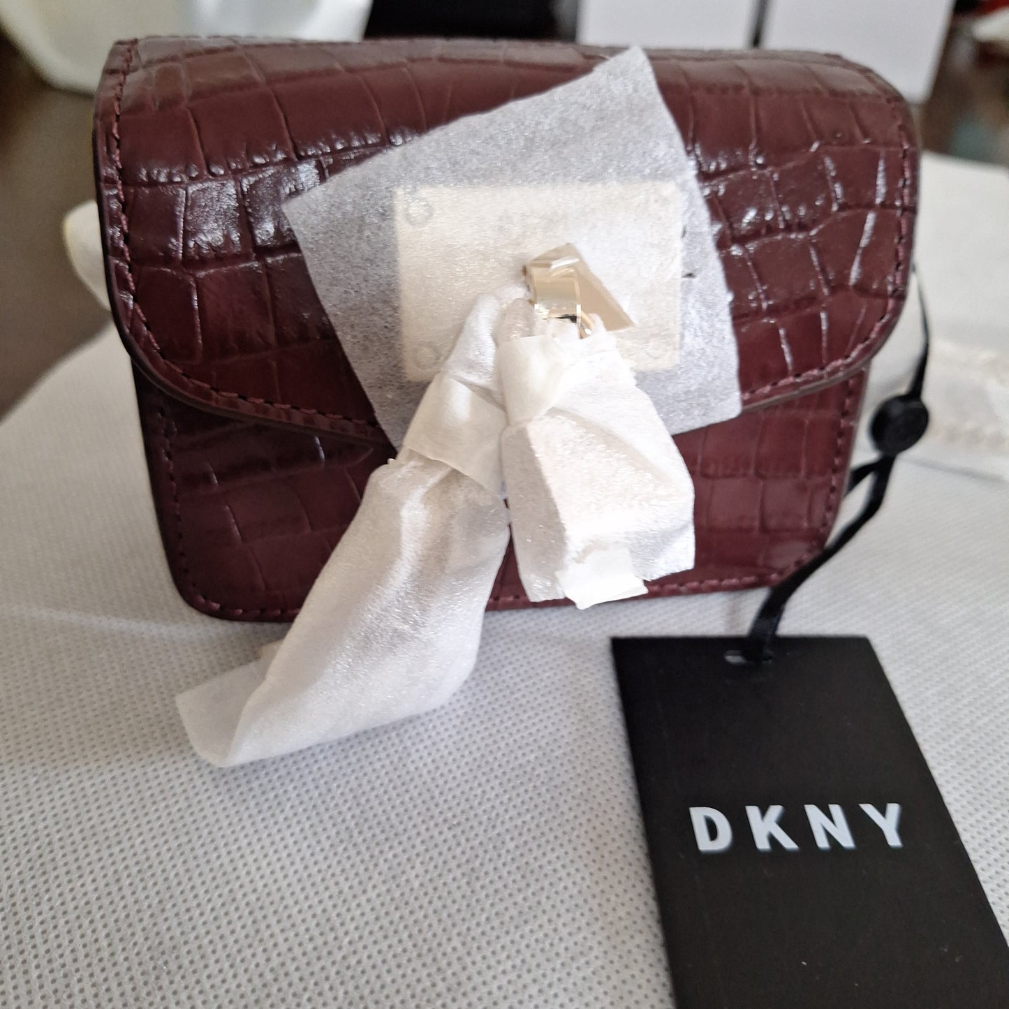 Dkny Micro woman bag 100% cow leather