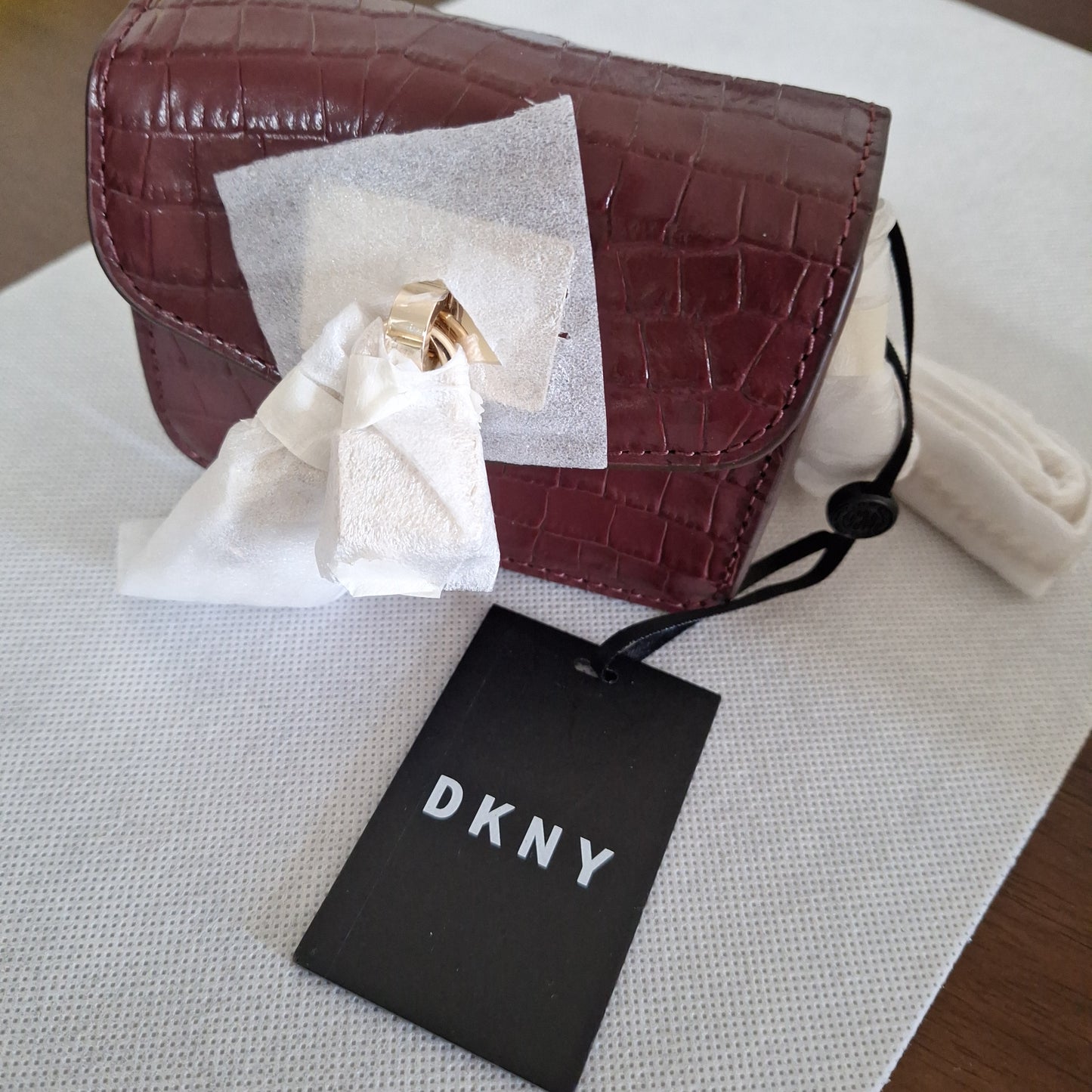 Dkny Micro woman bag 100% cow leather