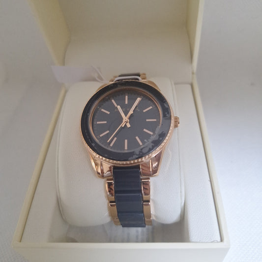 Anne Klein Women's Blue Bracelet Watch, AK/3214NVRG
