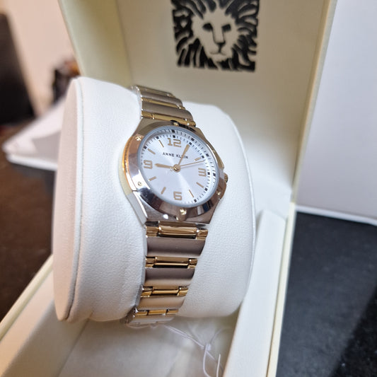 Anne Klein Watch Women Stainless Steel Band,