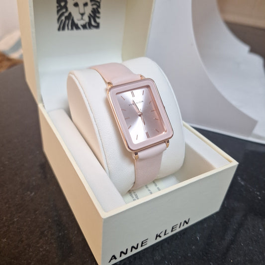 Anne Klein Women's Strap Watch, Light Pink/Rose Gold, AK/3702RGLP