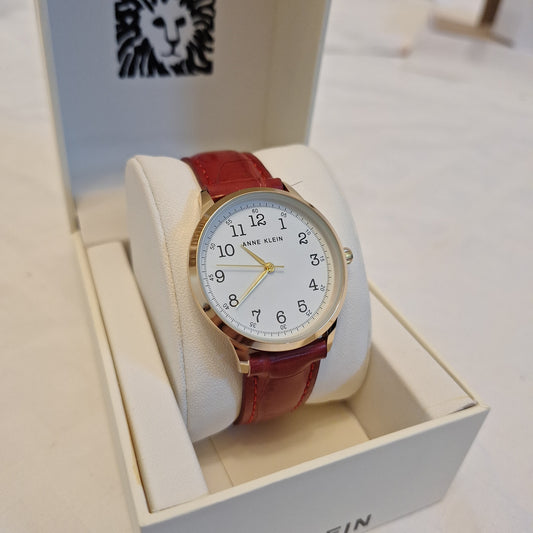 Anne klein woman watches l Red Strap l Model Ak3700