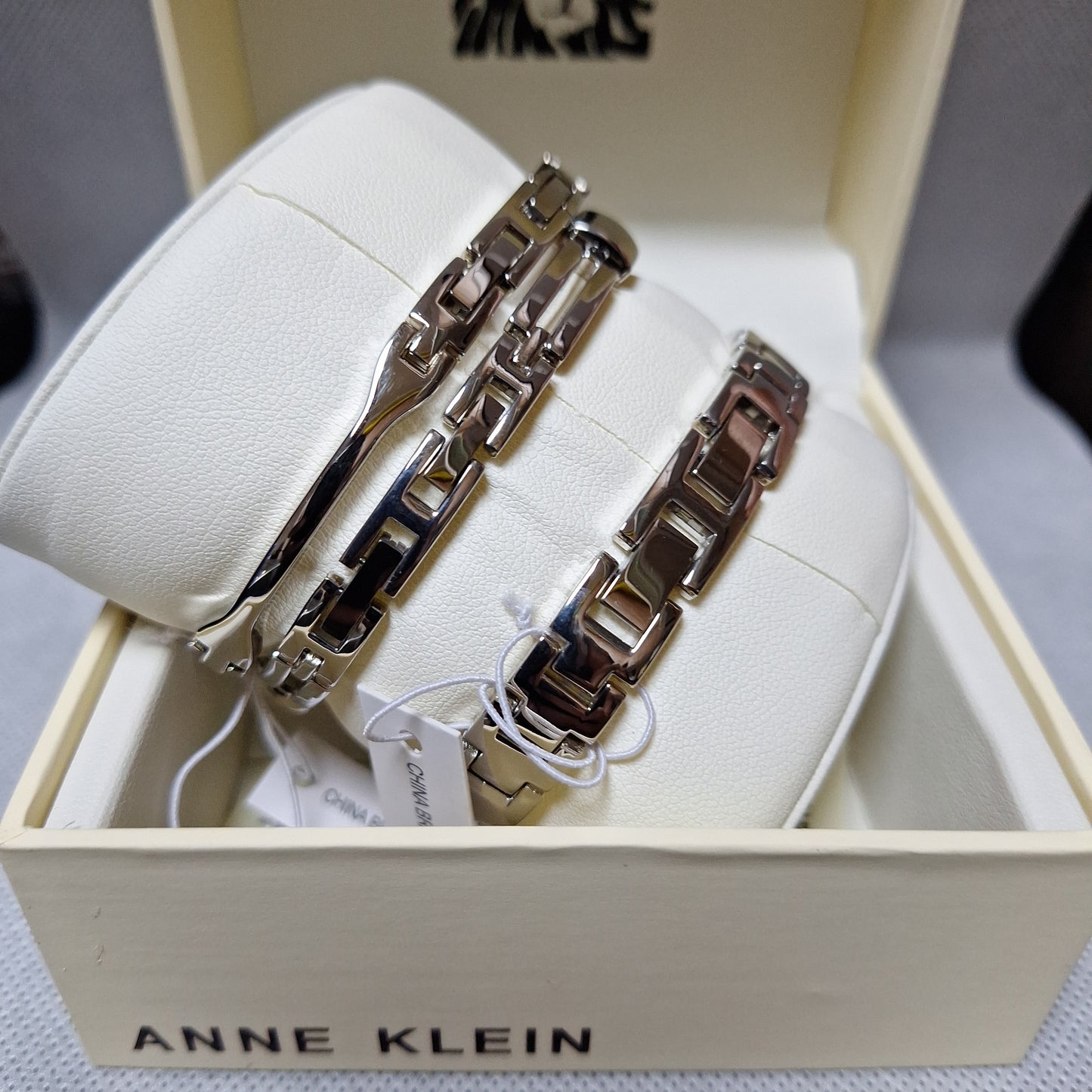 Anne Klein Bracelet Set Premium Crystal Accented