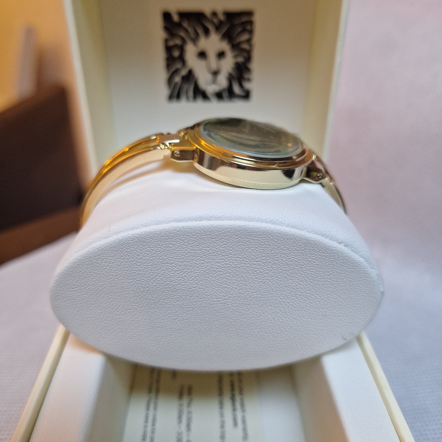 Anne Klein Women's Genuine Diamond Dial Bangle Watch