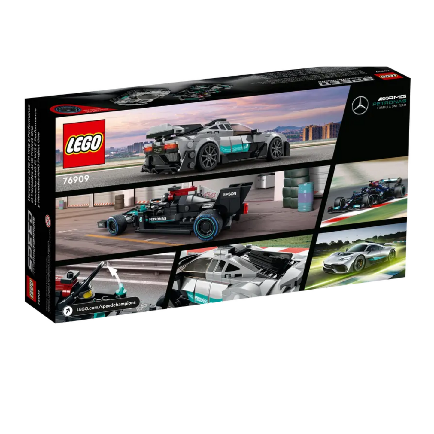 Lego 76909 Mercedes-AMG F1 W12 E Performance & Mercedes-AMG Project One