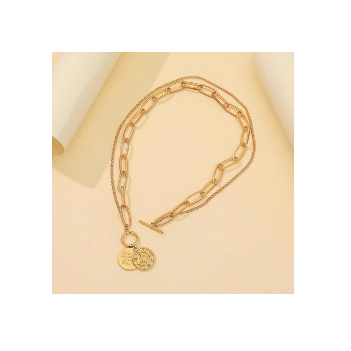 Compass Pendant Necklace Unisex Jewelry for Men and Women