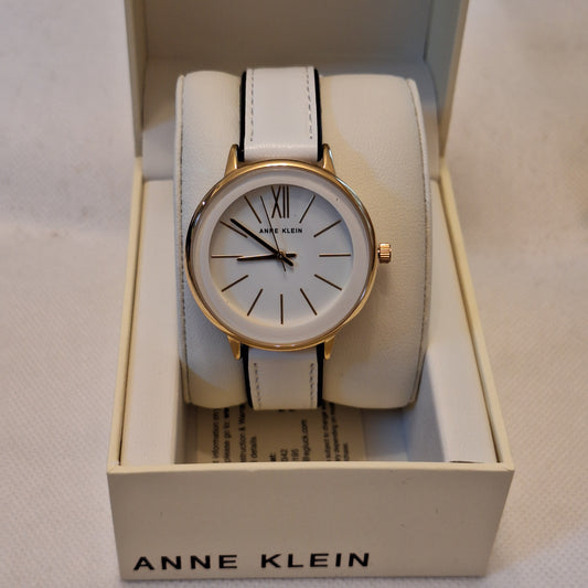 Anne Klein Woman's watch l White Dial l AK/3215GYSV