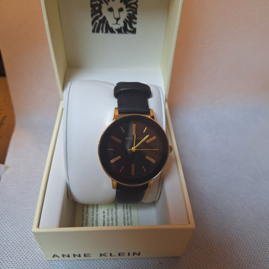 Anne klein woman watches leather strap