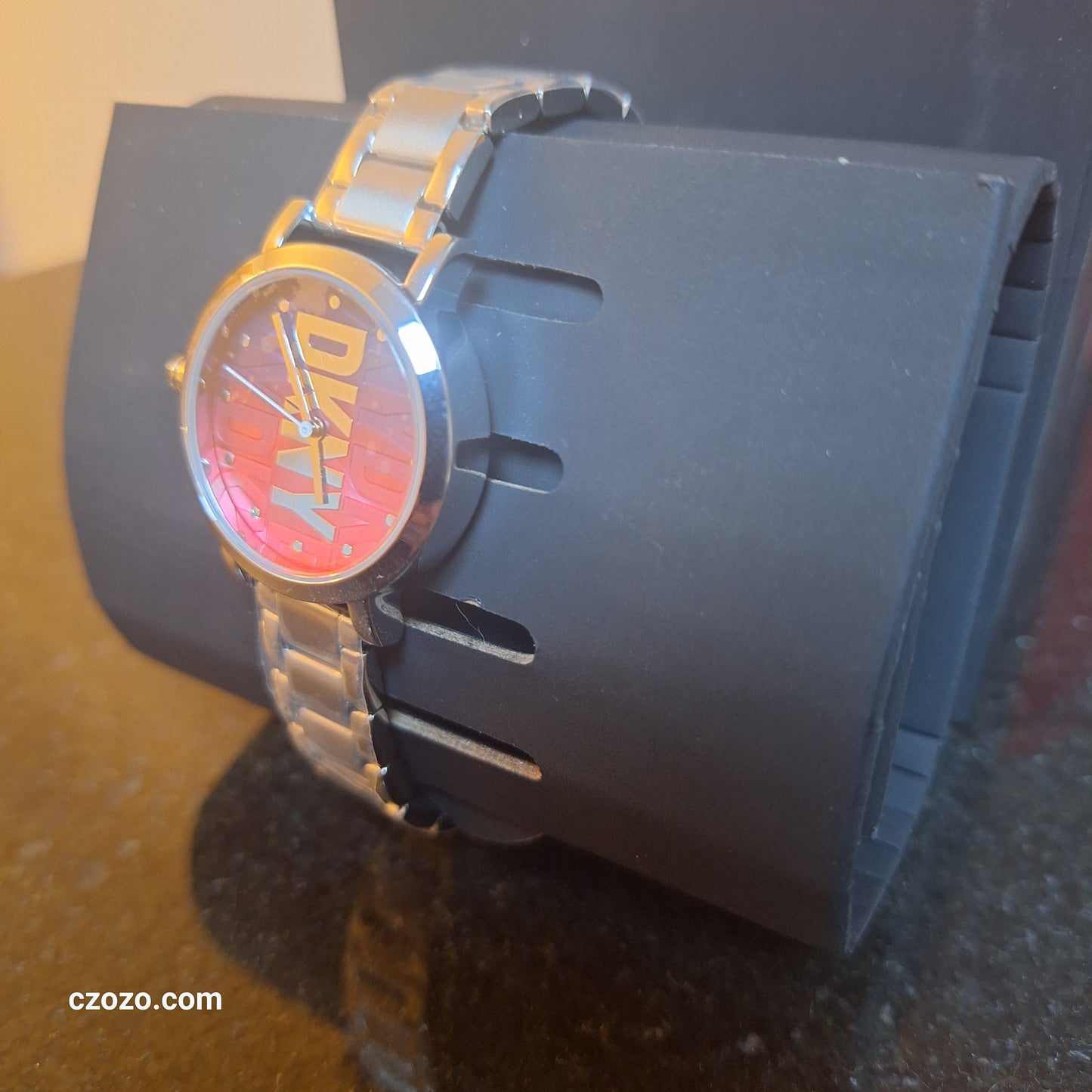 DKNY Soho Three-Hand Stainless Steel Watch