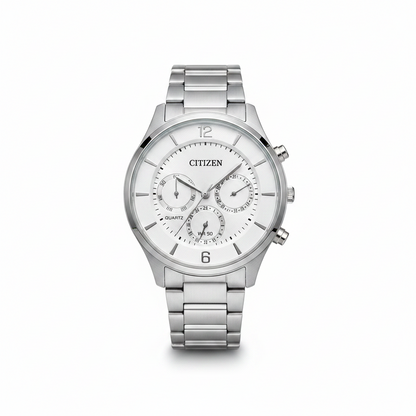 Citizen Quartz Men's Watch, Analog Display, Stainless Steel Strap Model l AG8351-86A