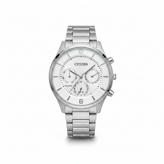 Citizen Quartz Men's Watch, Analog Display, Stainless Steel Strap Model l AG8351-86A