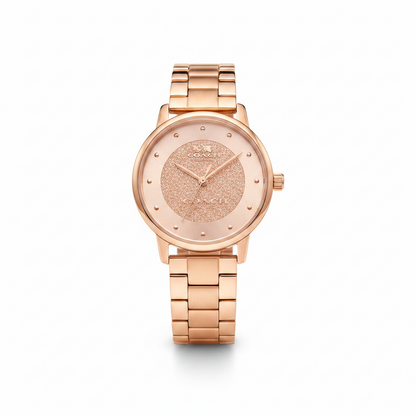 Authentic  Coach GRAND Women's Watch ROSE GOLD STEEL BRACELET , Model 14503492