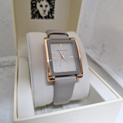 Anne Klein Leather Strap Women's  Watch