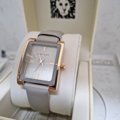 Anne Klein Leather Strap Women's  Watch