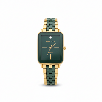 Anne Klein Genuine Diamond Dial Ceramic Bracelet Women's  Watch