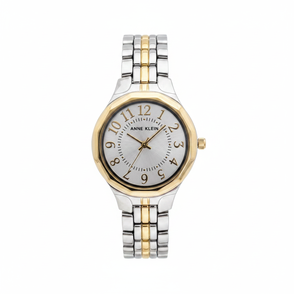 Anne Klein Easy to Read Bracelet Women's  Watch, 3491SVTT