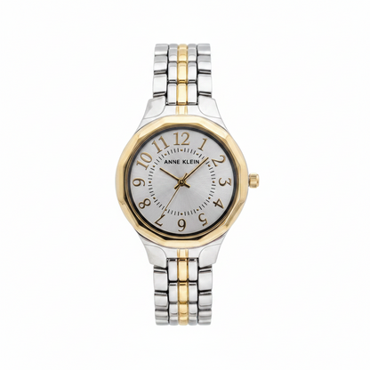 Anne Klein Easy to Read Bracelet Women's  Watch, 3491SVTT