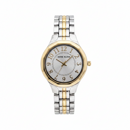 Anne Klein Easy to Read Bracelet Women's  Watch, 3491SVTT