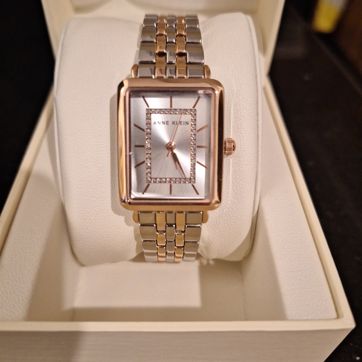 Anne Klein Glitter Accented Women's Watch