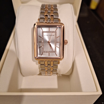 Anne Klein Glitter Accented Women's Watch