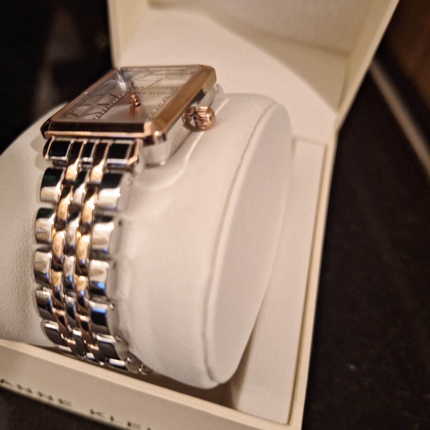 Anne Klein Glitter Accented Women's Watch