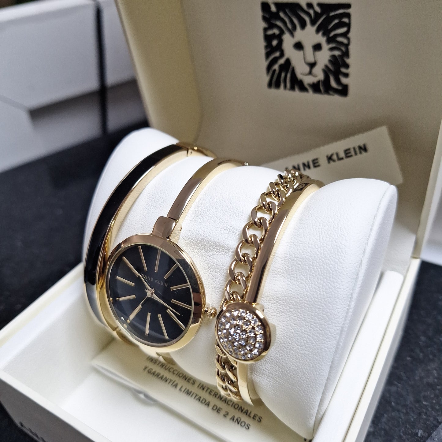 Anne Klein Women'S Bangle Watch and Bracelet Set, AK/1470