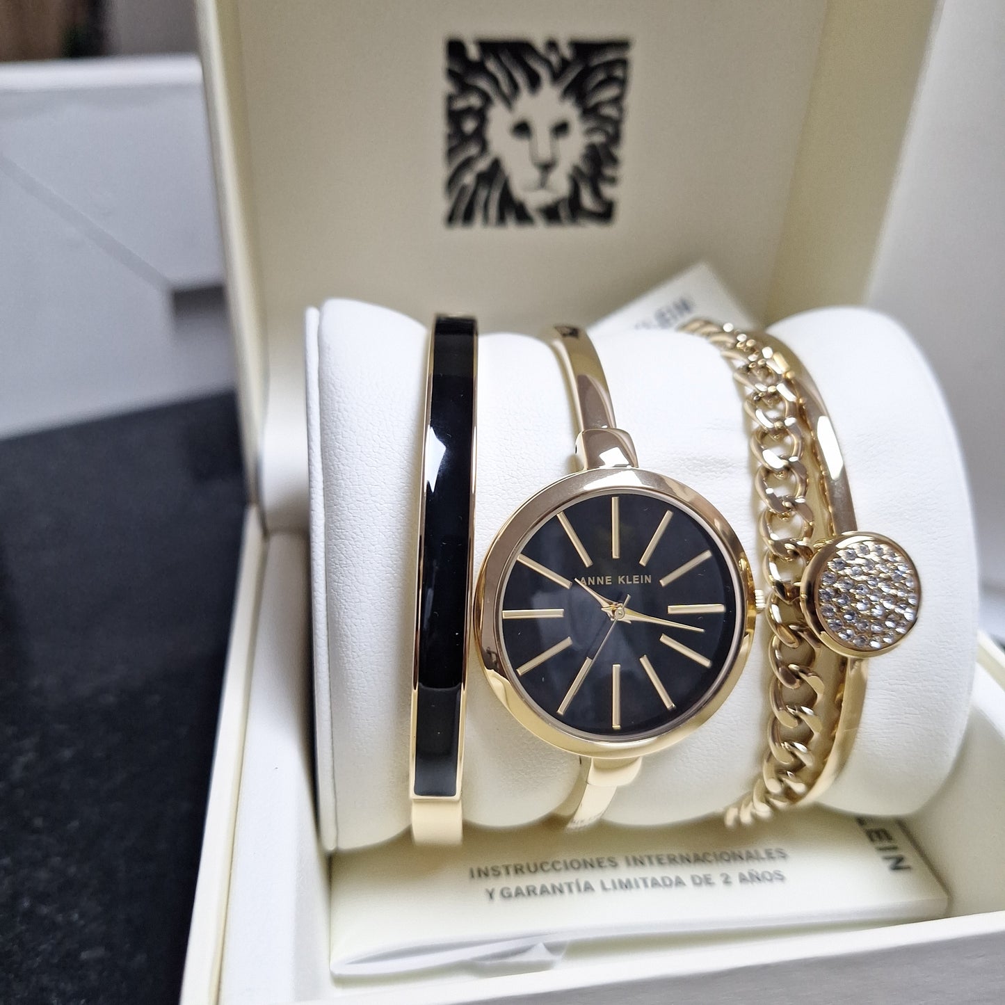 Anne Klein Women'S Bangle Watch and Bracelet Set, AK/1470