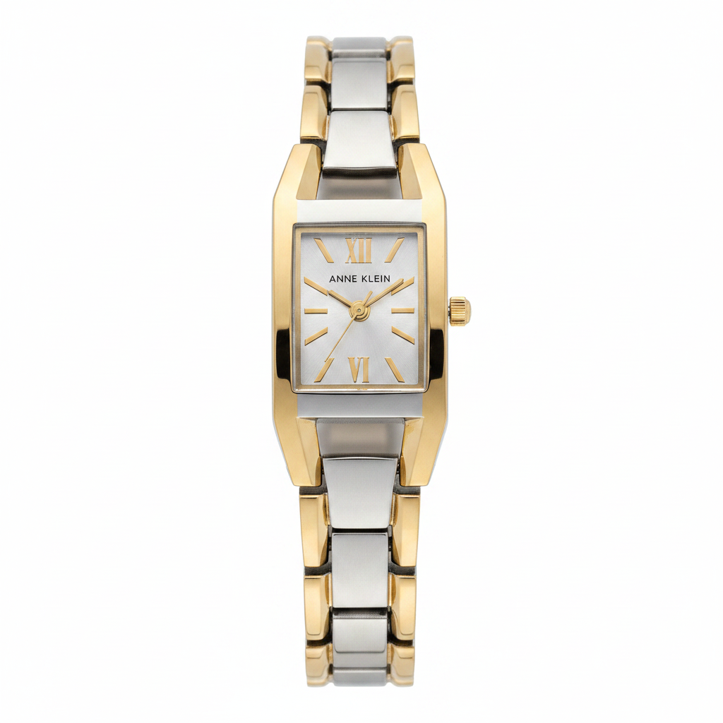 Anne Klein Women's Two-Tone Bracelet Watch l Silver/Gold