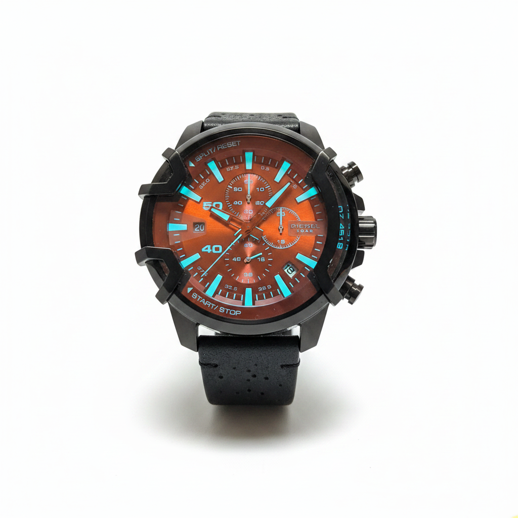 Diesel Men's Griffed Chronograph WatchDZ4519 l Authentic
