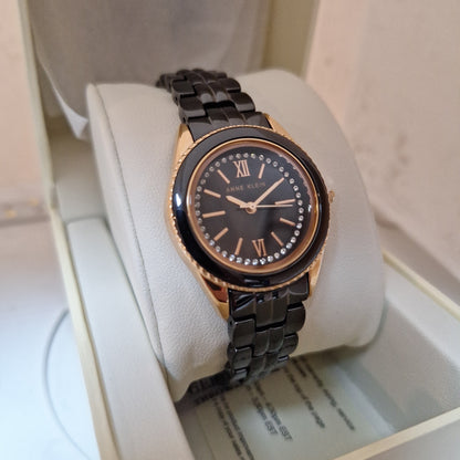 Anne Klein Premium Crystal Accented Ceramic Women's Watch