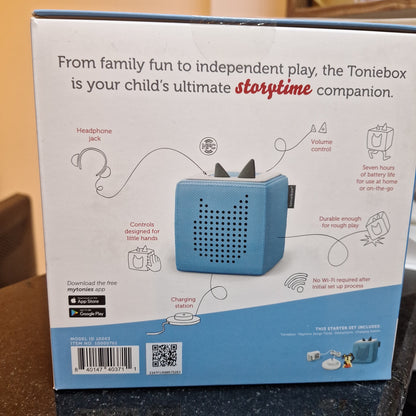Toniebox Audio Player Starter Set with Playtime Puppy - Listen, Learn, and Play