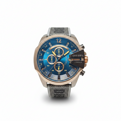 Diesel Men's Mega Chief Chronograph, Stainless Steel Watch, DZ4523