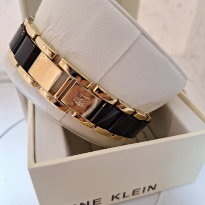 Anne Klein Women's Resin Bracelet Watch, Resin band with jewelry-clasp closure