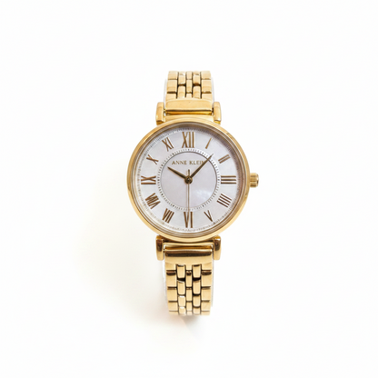 Anne Klein Women's Watch, Gold Stainless Steel Strap Material