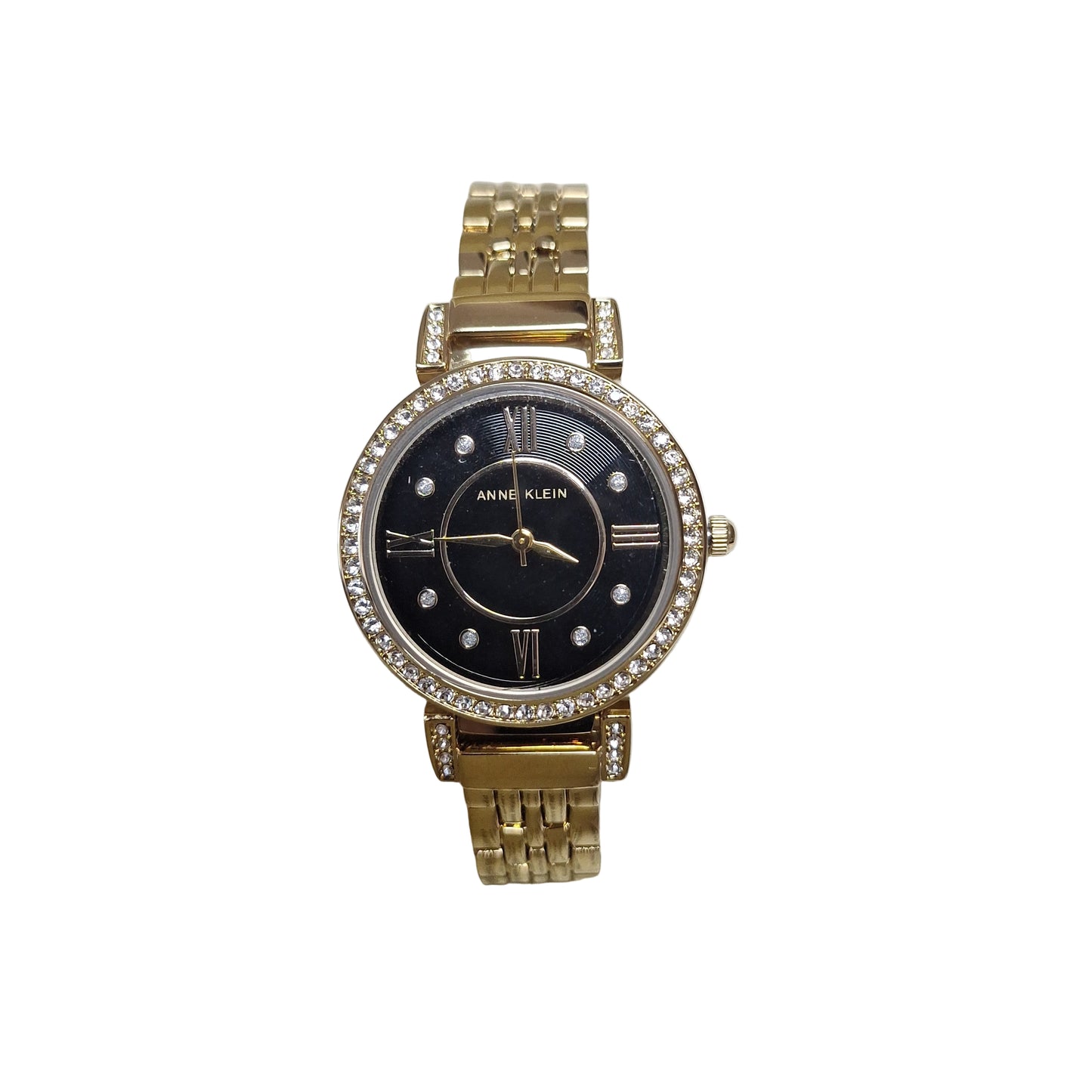 Anne Klein Women's Watch Premium Crystal Accented Bracelet ,