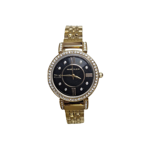 Anne Klein Women's Watch Premium Crystal Accented Bracelet ,
