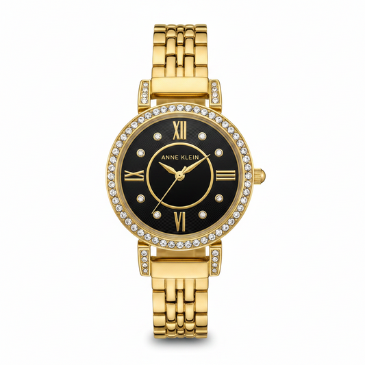 Anne Klein Women's Premium Crystal Accented Bracelet Watch, AK/2928