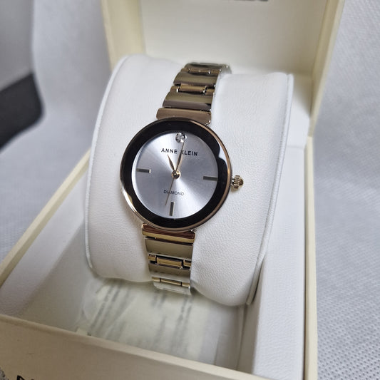 Anne Klein Women's Genuine Diamond Dial Watch,