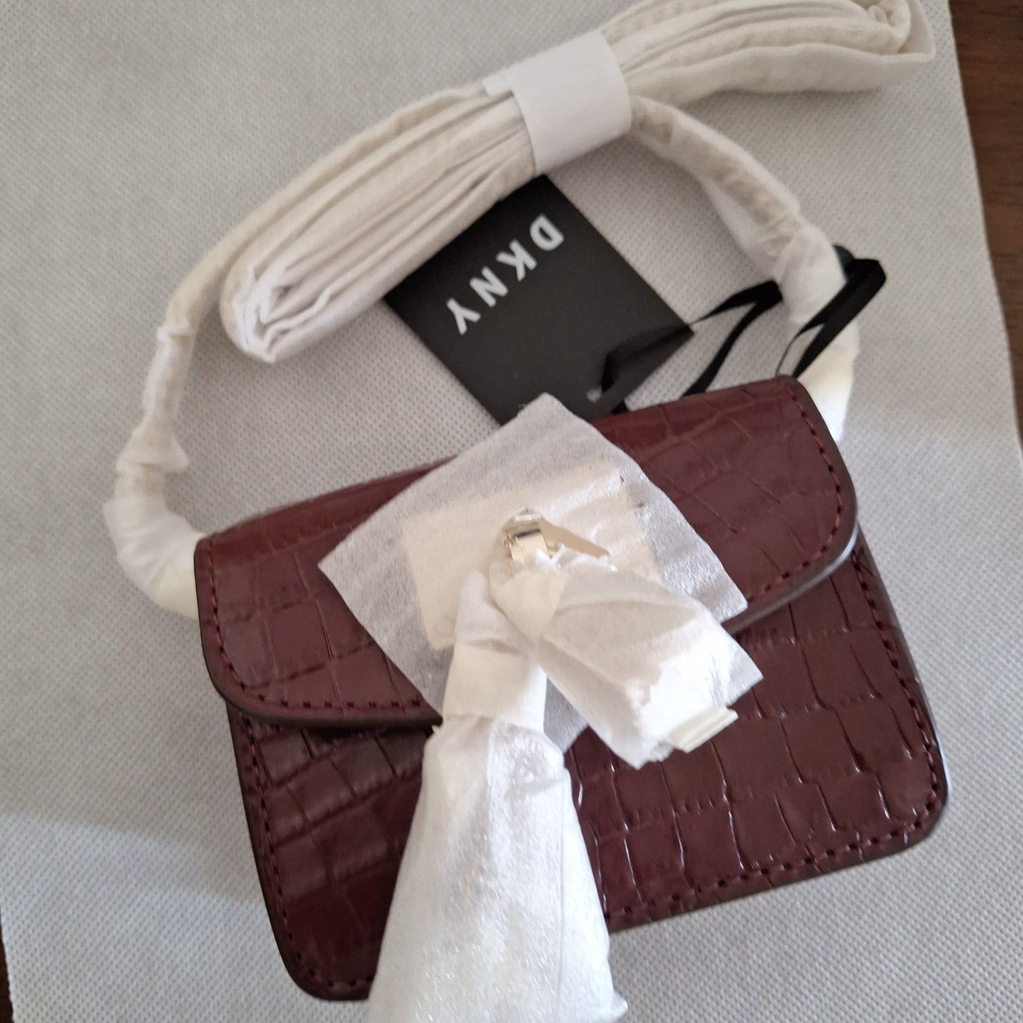 Dkny Micro woman bag 100% cow leather