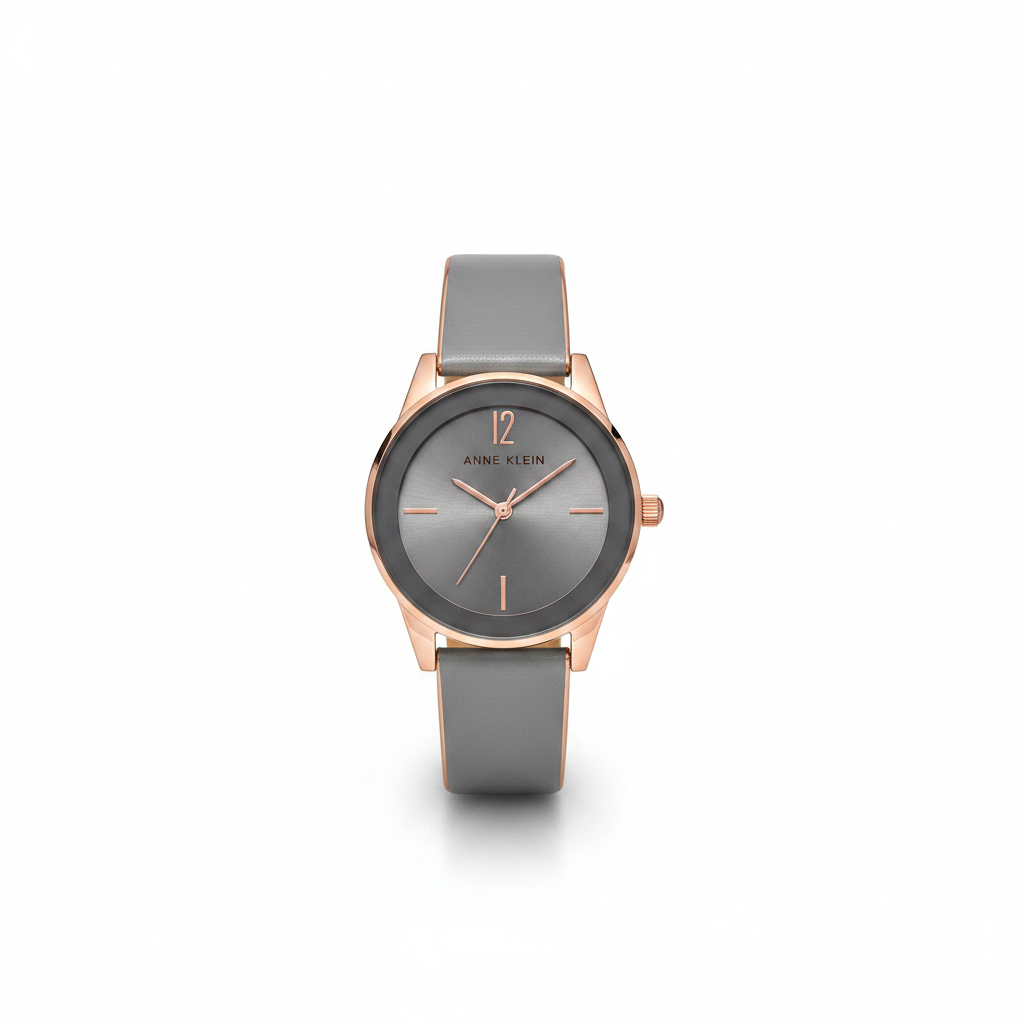 Anne Klein Women's Gray Bangle Watch, AK/3930BHRG