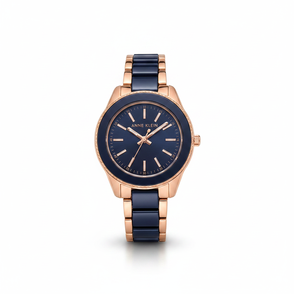 Anne Klein Women's Blue Bracelet Watch, AK/3214NVRG