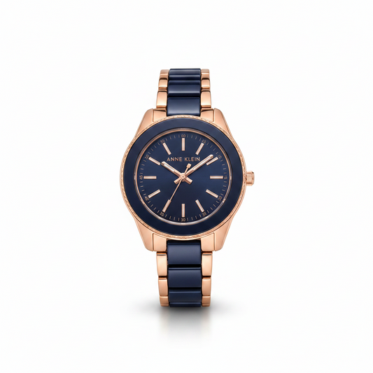 Anne Klein Women's Blue Bracelet Watch, AK/3214NVRG